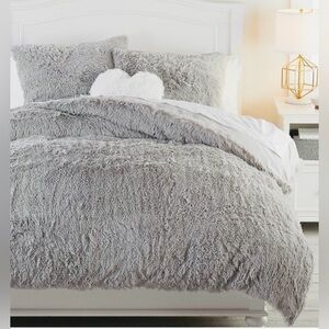 NWT Pottery Barn twin size duvet cover 3 available faux fur fluffy cozy dorm